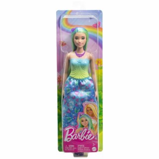 Barbie Lalka Fairytale Księżniczka Niebiesko-zielony strój HRR11 HRR07 MATTEL