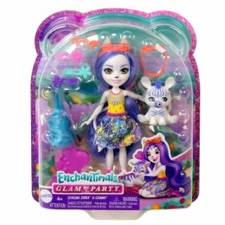 Enchantimals Lalka Zebra deluxe HNV28 MATTEL