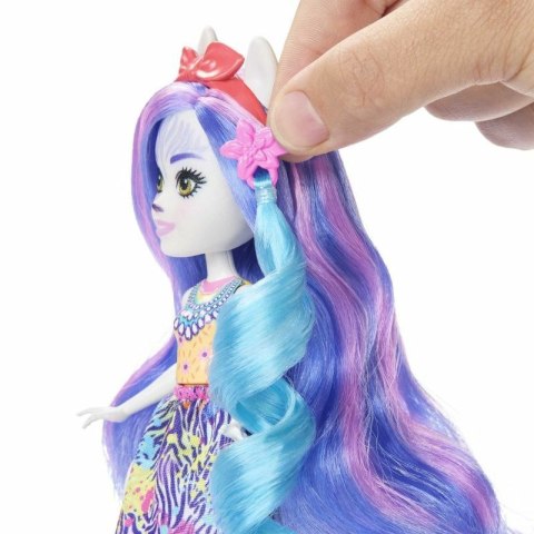 Enchantimals Lalka Zebra deluxe HNV28 MATTEL