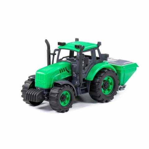 Polesie 91239 Traktor Progres rolniczy inercyjny zielony w pudełku