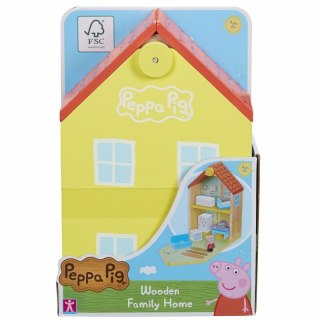 PROMO Peppa Pig - Drewniany domek rodzinny Świnka Peppa 07213