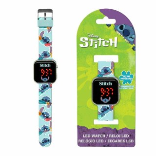 Zegarek LED z kalendarzem Stitch LAS4039 Kids Euroswan