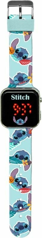 Zegarek LED z kalendarzem Stitch LAS4039 Kids Euroswan