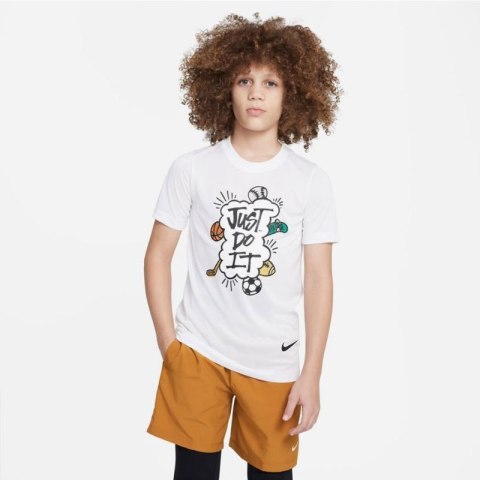 Koszulka Nike Dri-Fit Jr DX9534 100 Koszulka Nike Dri-Fit Jr DX9534 100