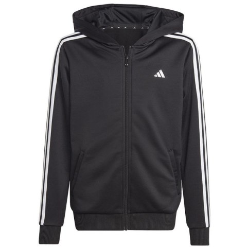Bluza adidas TR-ES 3 Stripes Full-Zip Hoody Jr HY1102 Bluza adidas TR-ES 3 Stripes Full-Zip Hoody Jr HY1102