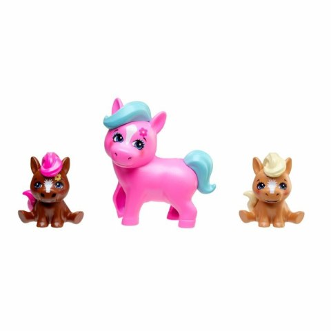 Enchantimals Rodzina koników Pensee Pony Zestaw lalka + zwierzątka HXB99 MATTEL