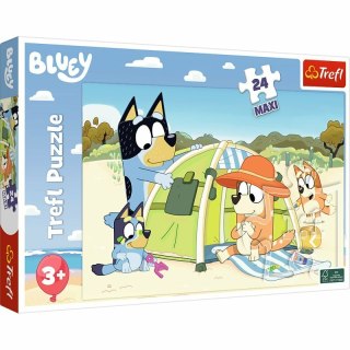 Puzzle 24el Maxi Wspaniały dzień Bluey 14357 Trefl